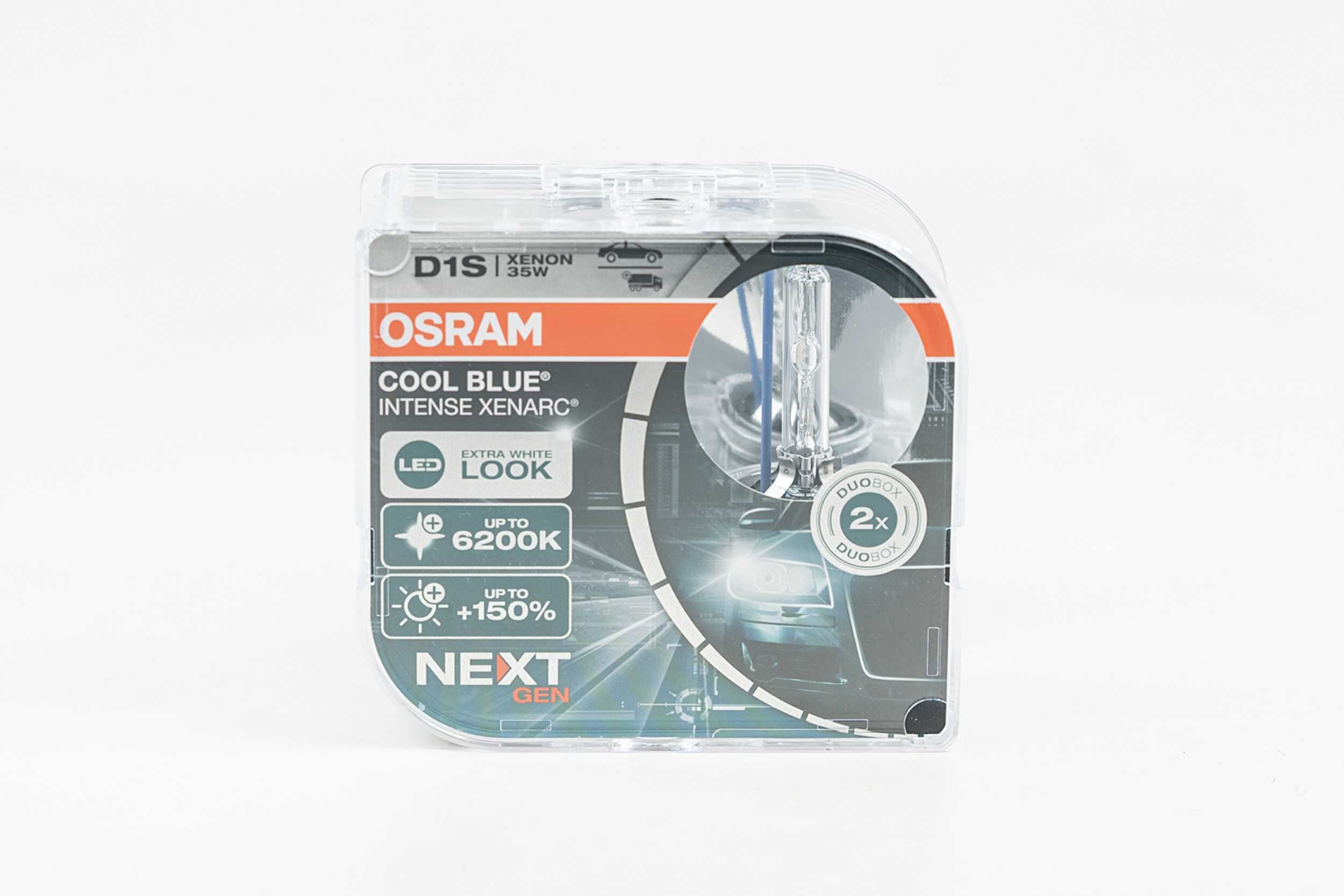 D1S: Osram Xenarc 66140 Cool Blue Intense Next Gen 6200K HID Bulbs